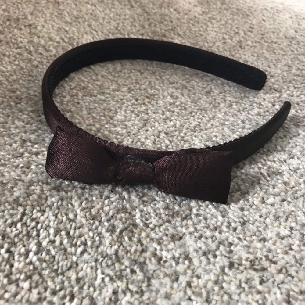Brown Headband with Bow